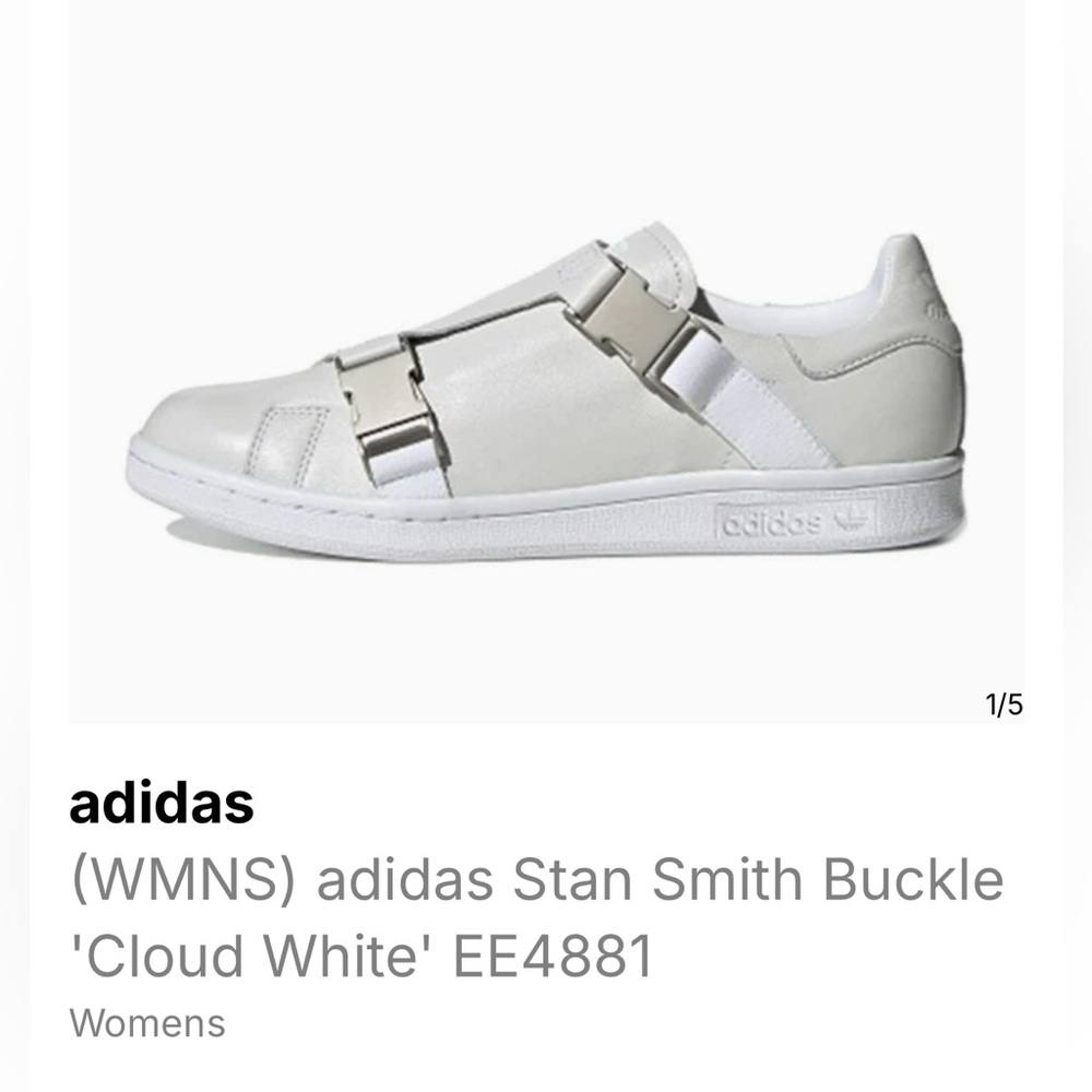 Adidas Stan Smith Buckle Sneakers NWT